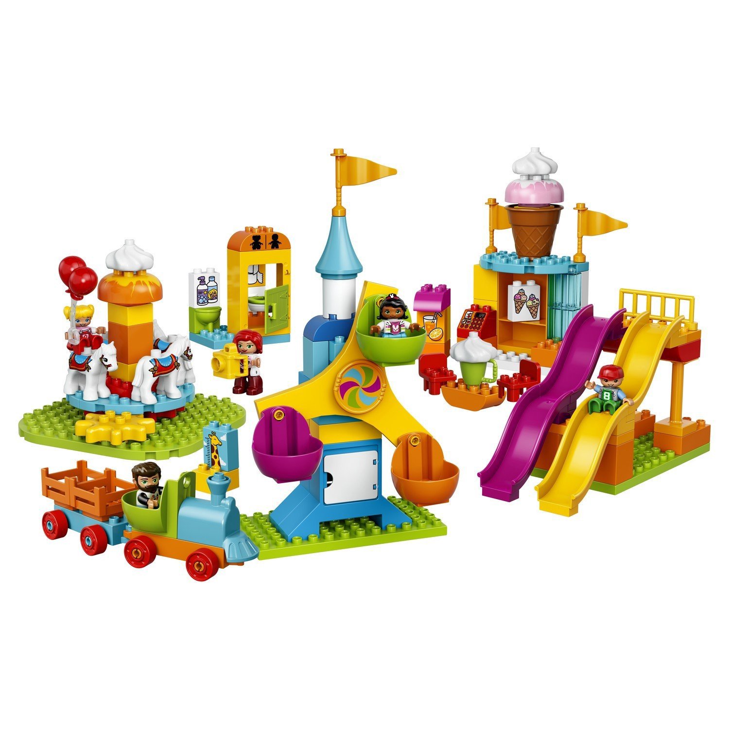 Конструктор Lego Duplo Большой парк аттракционов 10840 купить,NaN