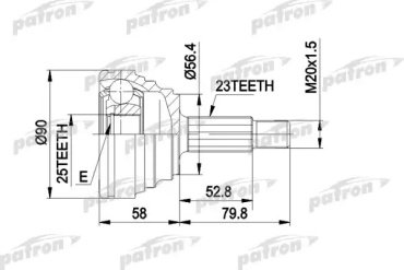 PATRON шрус PCV1316 купить,NaN