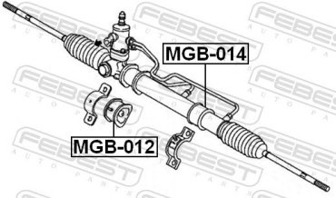 FEBEST Подвеска, Рулевое Управление MGB012 купить,NaN
