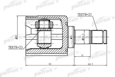 PATRON шрус PCV1384 купить,NaN