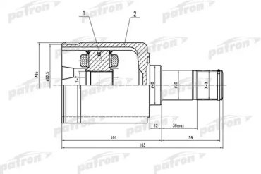 PATRON шрус PCV1513 купить,NaN