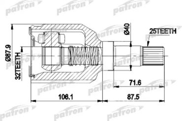 PATRON шрус PCV9937 купить,NaN