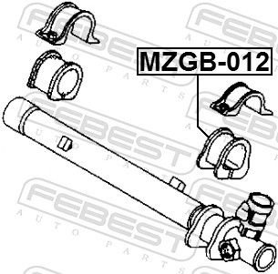 FEBEST Подвеска, Рулевое Управление MZGB-012 купить,NaN