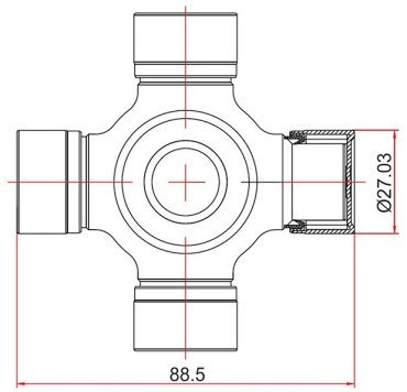SAT крестовина кардана ST-A9064103401SP купить,NaN