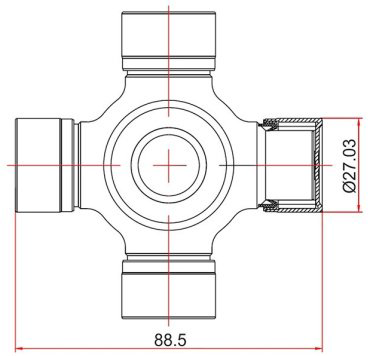 SAT крестовина кардана ST-A9064103401SP купить,NaN