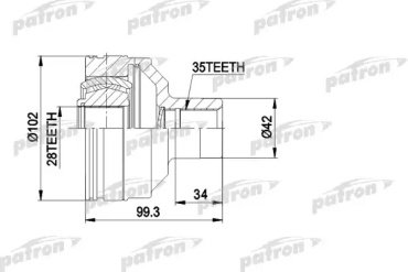 PATRON шрус PCV5013 купить,NaN