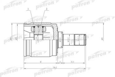PATRON шрус PCV3009 купить,NaN