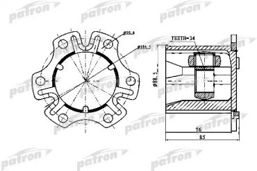 PATRON шрус PCV1770 купить,NaN