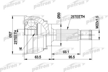 PATRON шрус PCV1048 купить,NaN