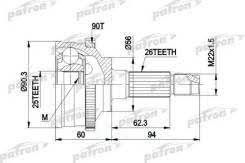 PATRON шрус PCV1620 купить,NaN