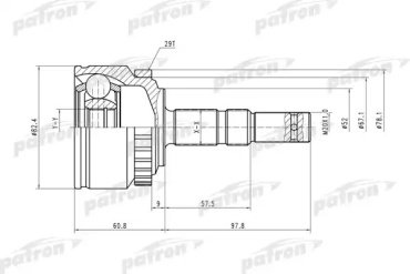 PATRON шрус PCV1451 купить,NaN