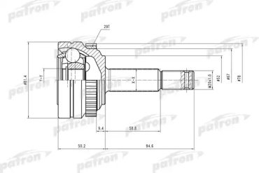 PATRON шрус PCV1118 купить,NaN