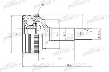 PATRON шрус PCV1460 купить,NaN