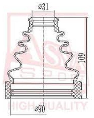 ASVA пыльник шруса внутреннего ASBT-INP120. ASBTINP120 купить,NaN