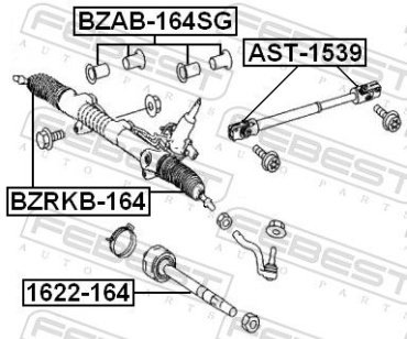 FEBEST Подвеска, Рулевое Управление BZAB164SG - ForteMarket FEBEST Подвеска, Рулевое Управление BZAB164SG купить,NaN