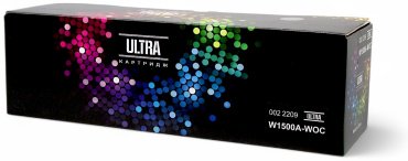 Картриджи Ultra ULTRA W1500A(без чипа)(0022209) черный
