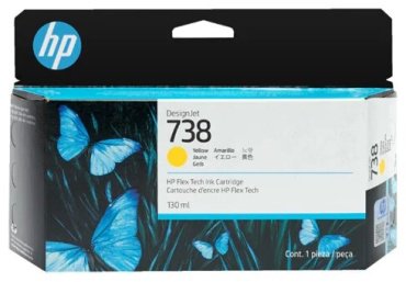 Картриджи HP 738 желтый (yellow) купить,NaN