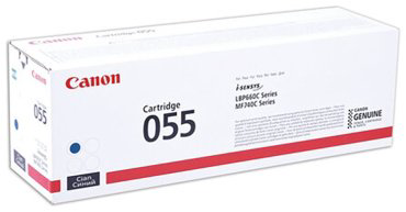 Картриджи Canon 055C голубой