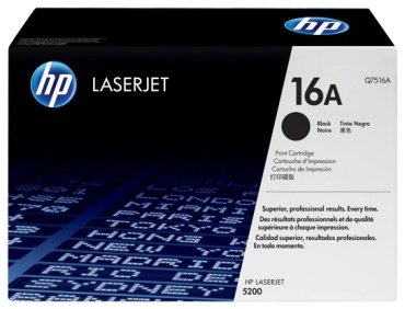 Картриджи HP 16A Q7516A черный