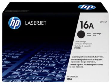 Картриджи HP 16A Q7516A черный