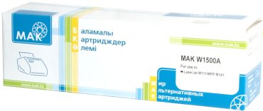 Картриджи МАК МАК W1500A(без ЧИПА) черный