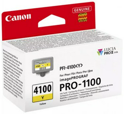 Картриджи Canon PFI-4100 желтый (yellow)