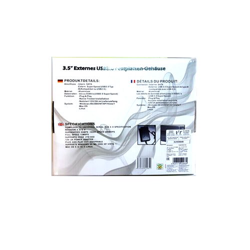 Внешний корпус ViTi U3S3.5A черный - ForteMarket Внешний корпус ViTi U3S3.5A черный купить,0