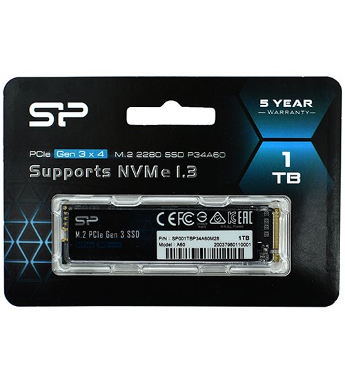 SSD накопитель Silicon Power SP001TBP34A60M28 1Tb