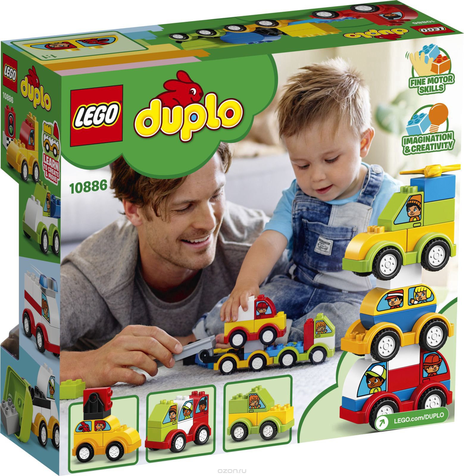 Конструктор Lego Duplo Мои первые машинки 10886 купить,NaN