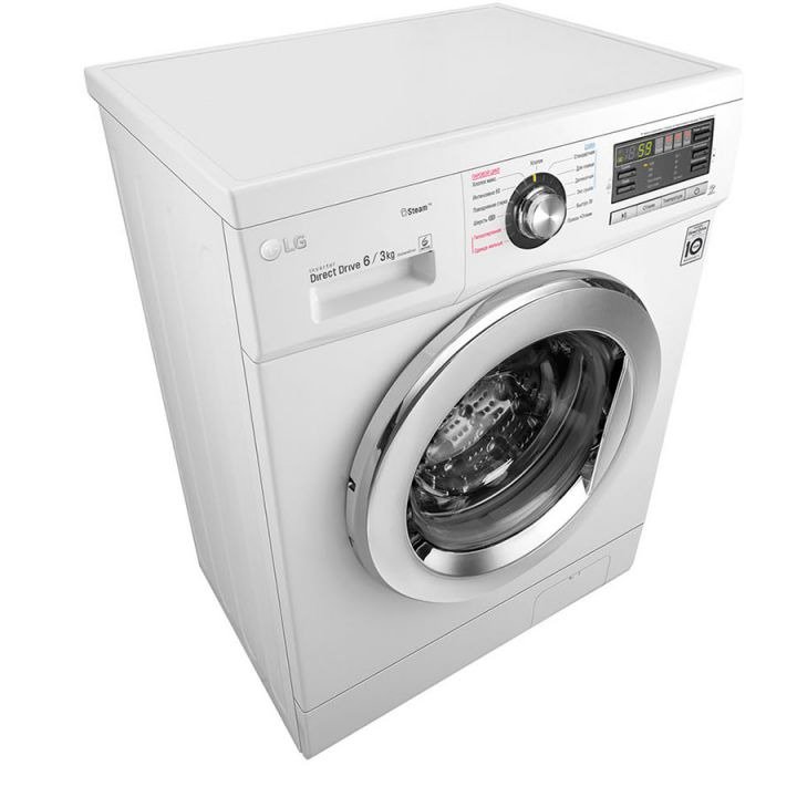 Стиральная машина LG F1296CDS3 белая купить,NaN