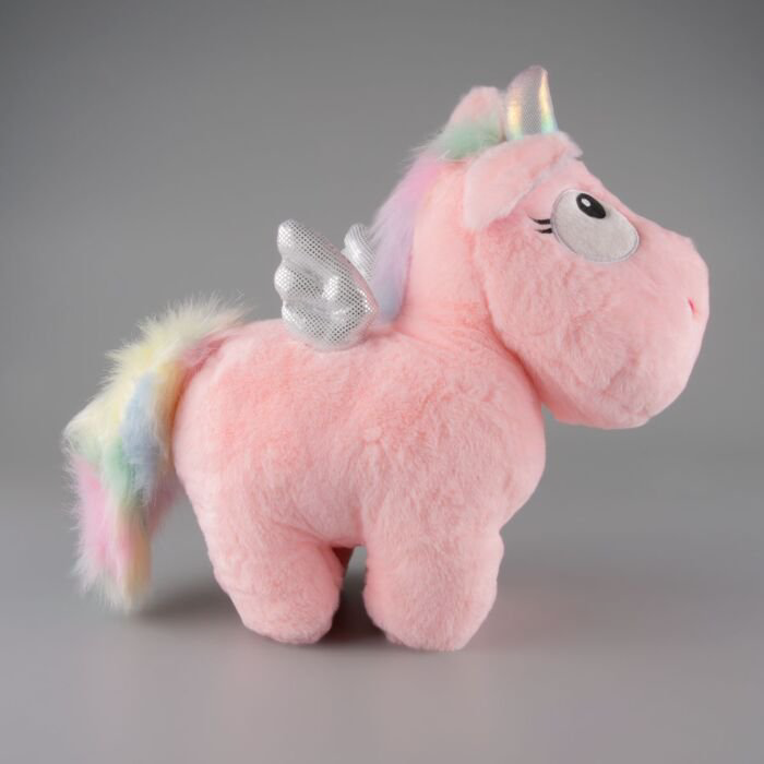 Мягкая игрушка Bulu-Xiong Plush Единорог  baby розовая 30см  купить,NaN
