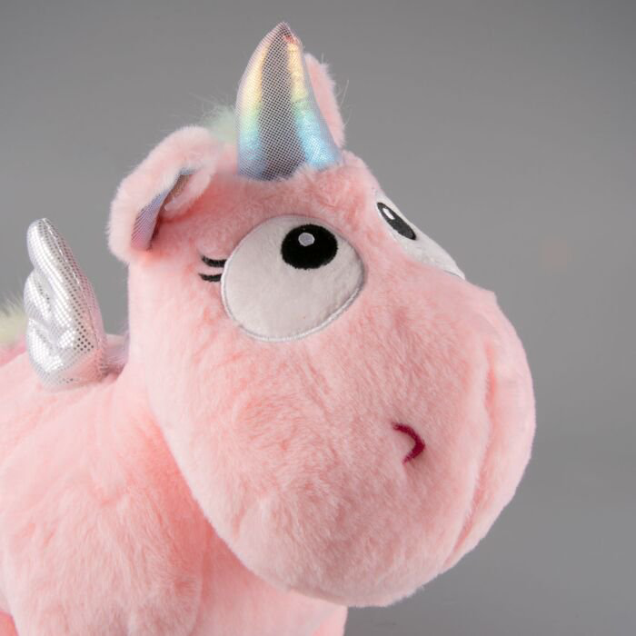 Мягкая игрушка Bulu-Xiong Plush Единорог  baby розовая 30см  купить,NaN