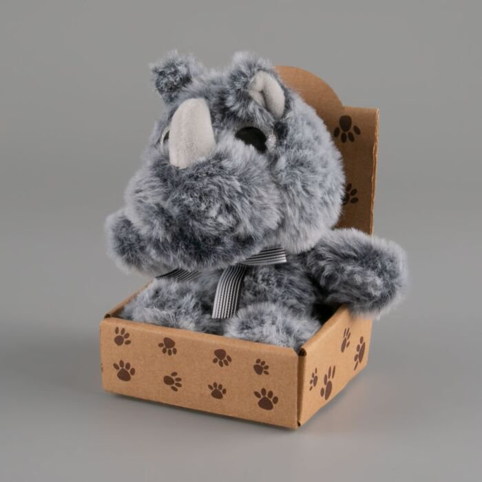 Мягкая игрушка Bulu-Xiong Plush Носорог 13см купить,NaN