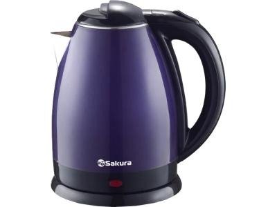 Электрочайник Sakura SA-2138BP фиолетово-черный купить,NaN