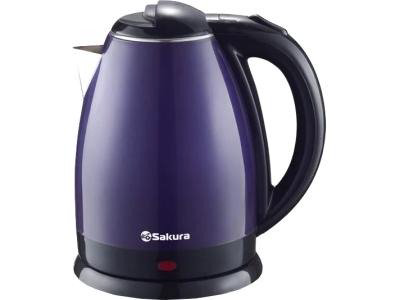 Электрочайник Sakura SA-2138BP фиолетово-черный купить,NaN