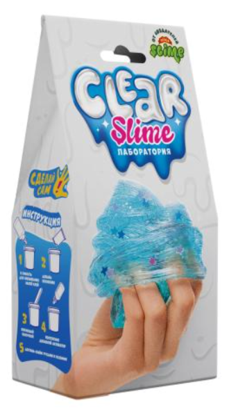 Игрушка Slime лаборатория 100гр Clear купить,NaN