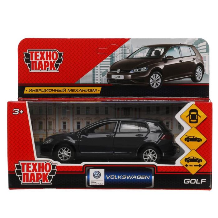 Машинка Технопарк Volkswagen Golf 12см серая купить,NaN