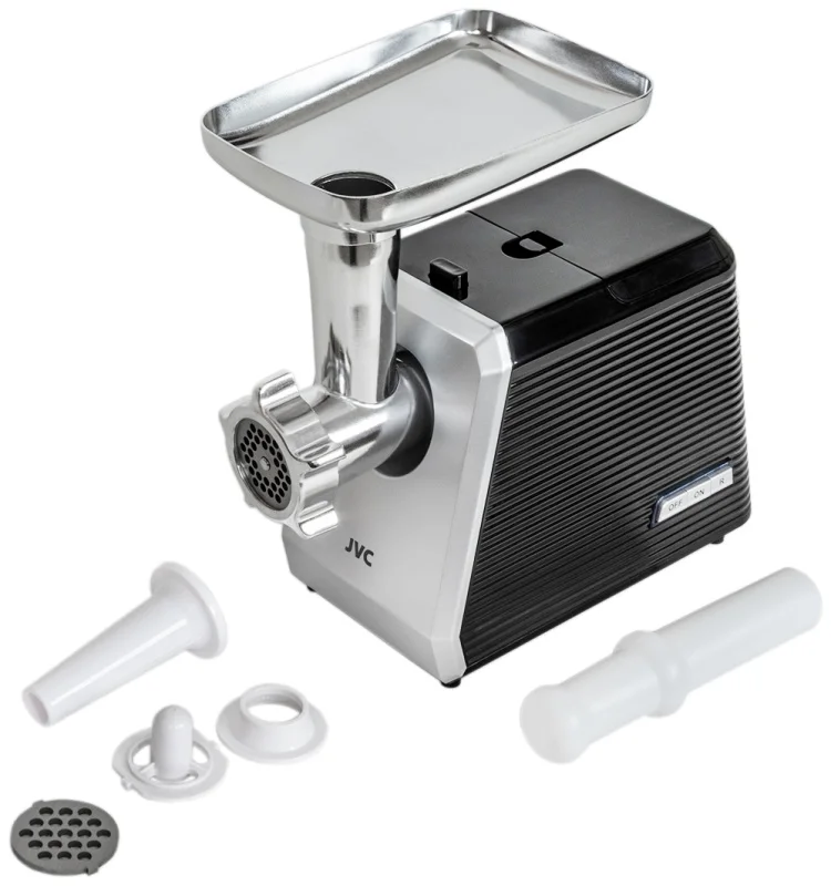 Мясорубка JVC JK-MG128 черно-серая - ForteMarket Мясорубка JVC JK-MG128 черно-серая купить,0