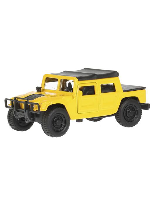 Машинка Технопарк Hummer H1 12см  желтая