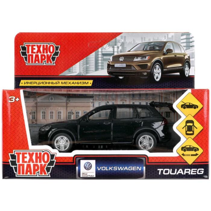 Машинка Технопарк Volkswagen Touareg  12см черная купить,NaN