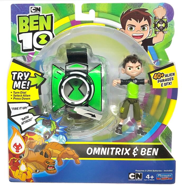 Игровой набор Ben 10 фигурка Бена 12.5см+часы Омнитрикс купить,NaN