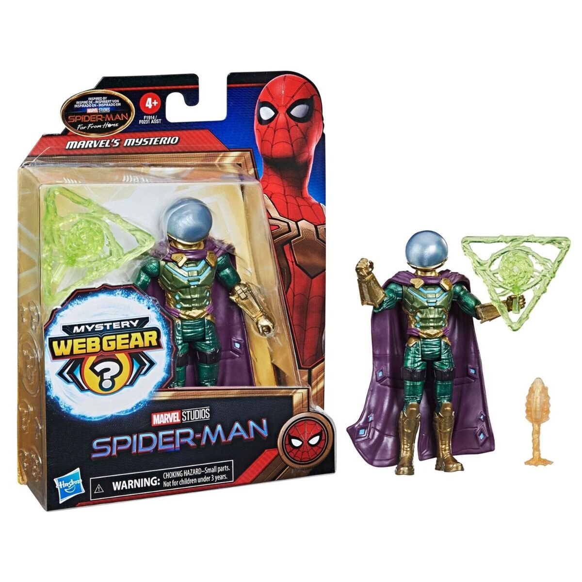 Фигурка Hasbro Spider-Man No Way Home Мистерио15см   купить,NaN
