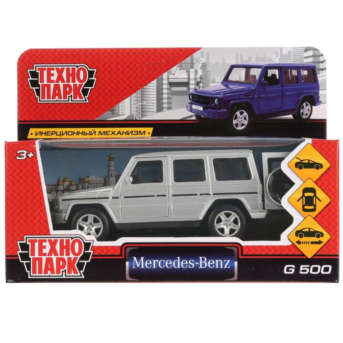 Машинка Технопарк  Mercedes-Benz G-Class 12см серебристая купить,NaN