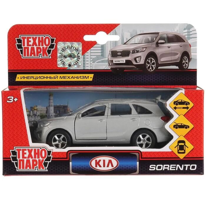 Машинка Технопарк  Kia Sorento Prime  12см серебристая купить,NaN