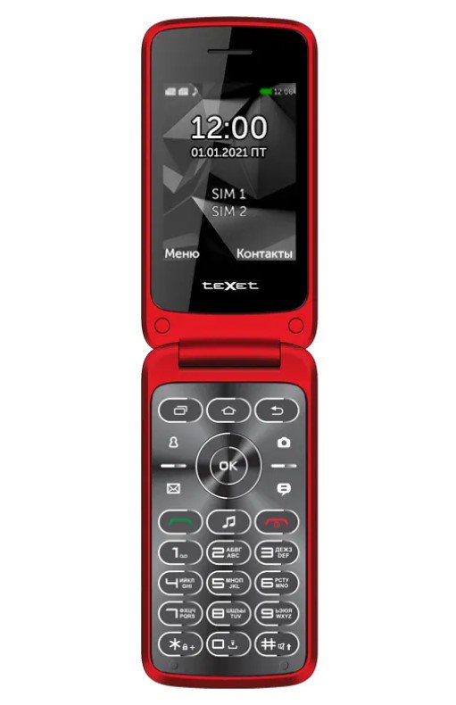 Мобильный телефон TeXet TM-408 Red