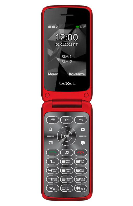 Мобильный телефон TeXet TM-408 Red