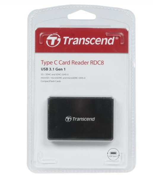 Кардридер Transcend TS-RDC8K2 черный купить,0