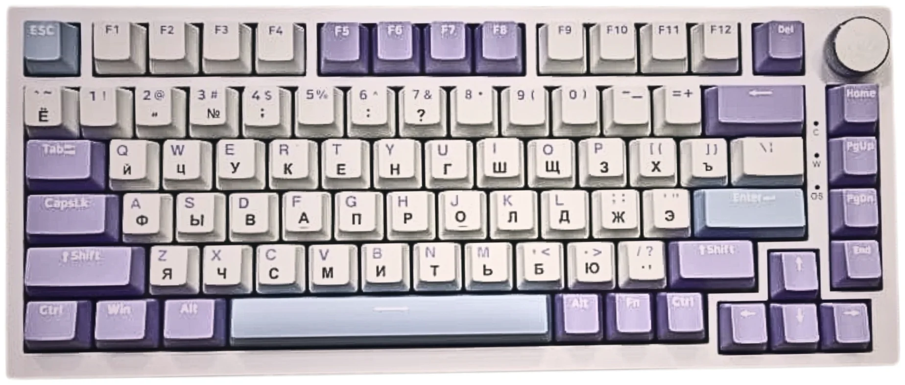 Клавиатура Ajazz AK820 фиолетовая