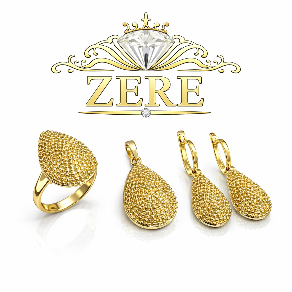 Комплект Zere ZR070305 золото 17.52гр 18р купить,1394600