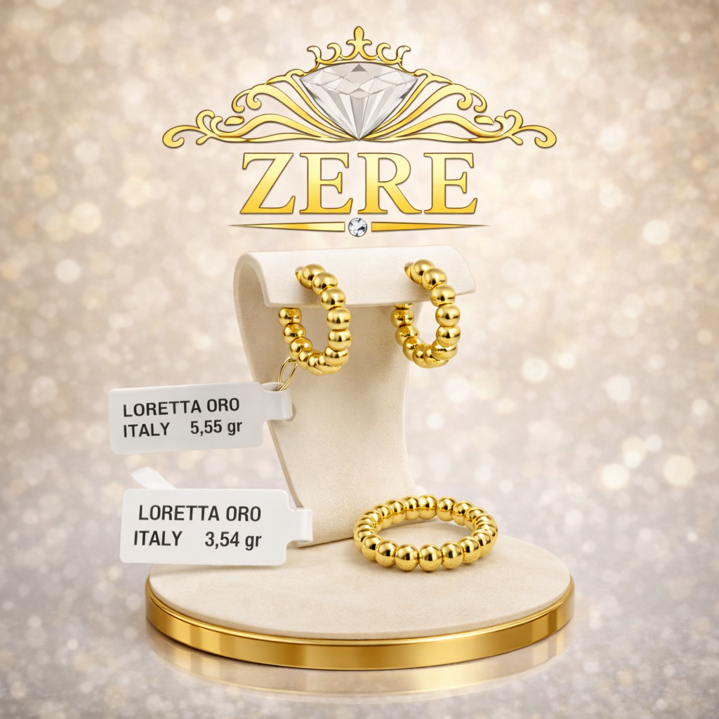 Комплект Zere ZR070323 золото 9.09гр 18р